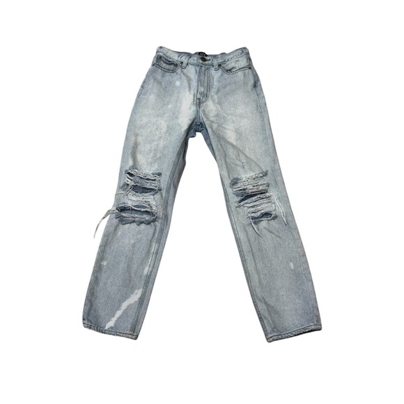BDG Urban Outfitters Women's Size 25 Slim Straight Denim Jeans Distressed Bleach - Picture 1 of 12